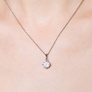 Elegant 18K White Gold Plated Necklace for Women