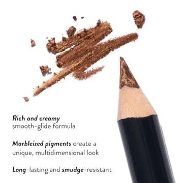 LAURA GELLER NEW YORK Marble Eyes Multidimensional Eyeliner – Long-lasting and Smudge-resistant - Creamy smooth-glide formula- Ultra-pigmented Eye Liner Makeup- Ocean Deep