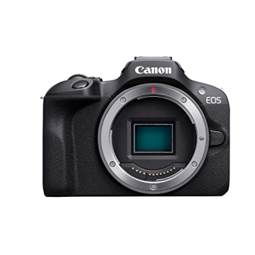 Canon EOS R100 Mirrorless Camera, RF Mount, 24.1 MP, DIGIC 8 Image Processor, Continuous Shooting, E...