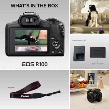 Canon EOS R100 Mirrorless Camera - Compact and Feature-Rich