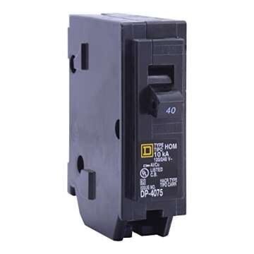 Square D by Schneider Electric HOM150CP Circuit Breaker, Black