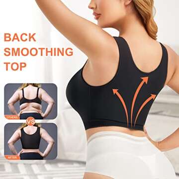 Adjustable Front Closure Bra for Post Surgery Recovery