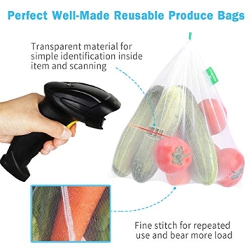 GOGOODA Reusable Produce Bags - Eco-Friendly and Durable