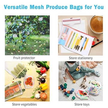 GOGOODA Reusable Produce Bags - Eco-Friendly and Durable