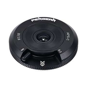 Pergear 10mm F8 Pancake Lens for Fuji X-Mount Cameras