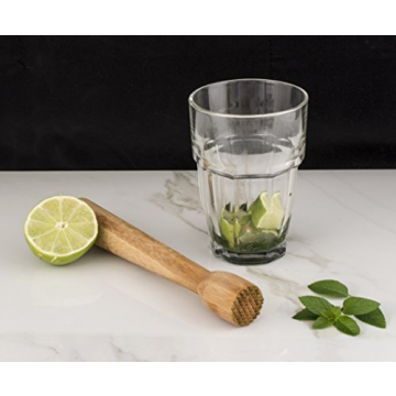 HIC Kitchen Bamboo Muddler for Eco-Friendly Cocktails
