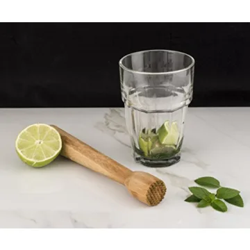 HIC Kitchen Bamboo Muddler for Eco-Friendly Cocktails