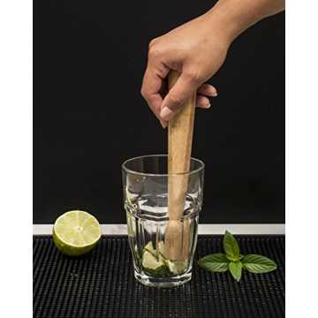 HIC Kitchen Bamboo Muddler for Eco-Friendly Cocktails