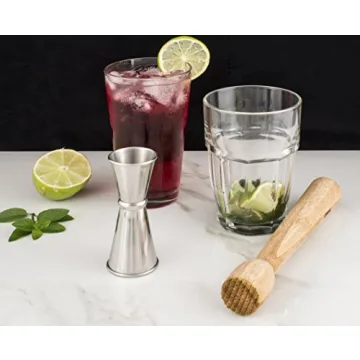 HIC Kitchen Bamboo Muddler for Eco-Friendly Cocktails