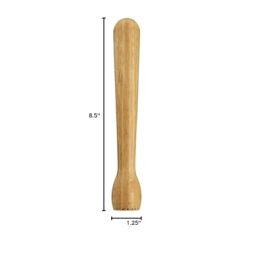 HIC Kitchen Bamboo Muddler for Eco-Friendly Cocktails
