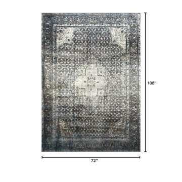 nuLOOM Kellum Vintage Area Rug, 5' 11" x 9', Slate