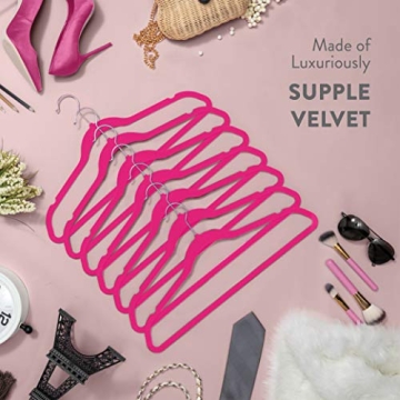 Stylish ZOBER Velvet Hangers 50-Pack for Perfect Closet Organization