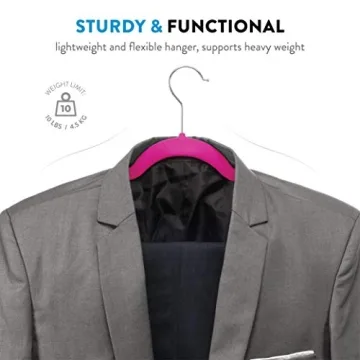 Stylish ZOBER Velvet Hangers 50-Pack for Perfect Closet Organization