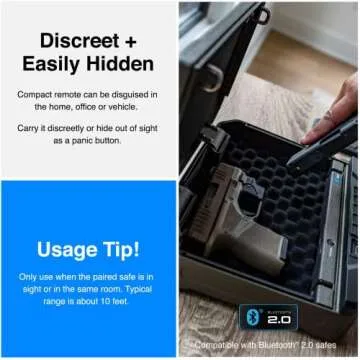 VAULTEK Nano Key 2.0 for Bluetooth Safe Access Remote