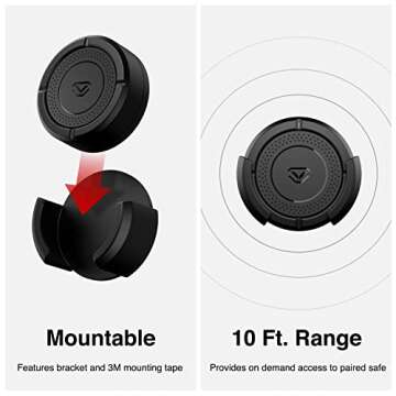 VAULTEK Nano Key 2.0 for Bluetooth Safe Access Remote