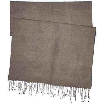 Amazon Essentials Women's Blanket Scarf, Grey, One Size