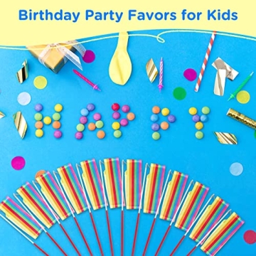 HiUnicorn Rainbow Dance Ribbons for Kids Parties and Play