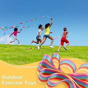 HiUnicorn Rainbow Dance Ribbons for Kids Parties and Play