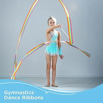 HiUnicorn Rainbow Dance Ribbons for Kids Parties and Play