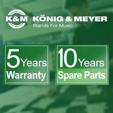 K&M - König & Meyer 15240.000.55 - Flugelhorn In-Bell 5 Leg Stand - Professional Grade for all Musicians - Lightweight & Compact - Stable Secure Base - German Made - Black