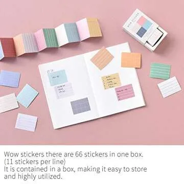 Monolike Wow Sticker Set - Versatile Mini Cute Stickers