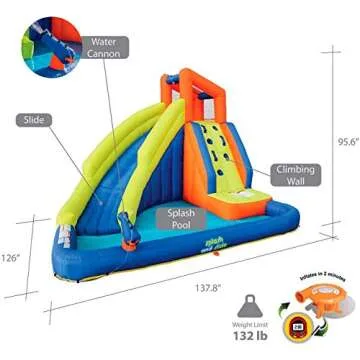 Corson Tools Inflatable Water Slide with Splash Pool