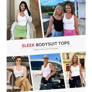 Nebility Women Waist Trainer Bodysuit Slim Full Body Shapewear Seamless Round Neck Jumpsuits Tummy Control Tops (XL/2XL, White)