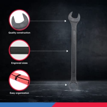 Neiko Jumbo Wrench Set 16 Piece 1/4 to 1-1/4 Inch