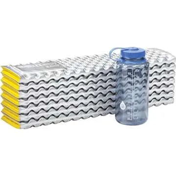 Therm-a-Rest Z Lite Sol Camping and Backpacking Sleeping Pad, Blue/Silver, Regular - 20 x 72 Inches