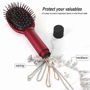 Diversion Safe Hair Brush for Jewelry & Cash - Safe Disguised Holder