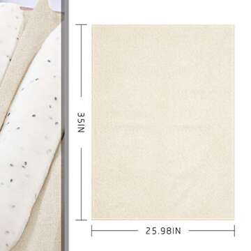 Large Professional Dough Couche - Heavy Duty Baking Linen