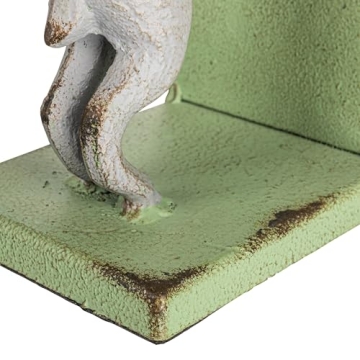 Creative Co-Op Rabbit Bookends - Rustic Charm for Home
