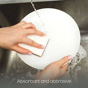 Full Circle In a Nutshell Walnut Scrubber Sponges, Non-Scratch, Set of 2 (Pack of 6)