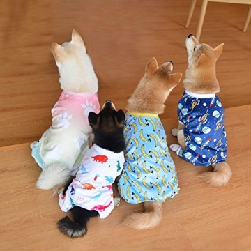 CuteBone Soft Dog Pajamas for Year-Round Comfort