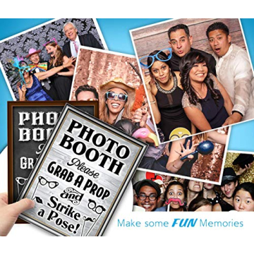 Bigtime Signs Photo Booth Props Sign for Events and Weddings
