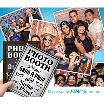 Bigtime Signs Photo Booth Props Sign for Events and Weddings