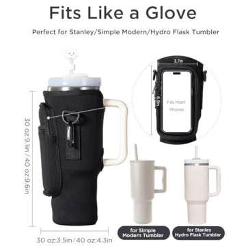 Dabria Water Bottle Carrier Bag for Stanley Tumblers