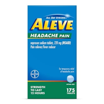 Aleve Headache Pain Relief Tablets with Naproxen Sodium - 175 Count