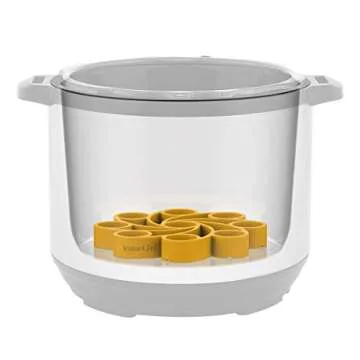 Instant Pot, Yellow Official Silicone Egg Rack, Compatible with 3-quart, 6-quart & 8-quart cookers