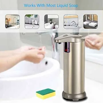 OZMI Touchless High Capacity Soap Dispenser - Effortless Hygiene