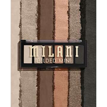 Milani Gilded Mini Eyeshadow Palette with 6 Matte & Shimmer Hues - Call Me Old-Fashioned