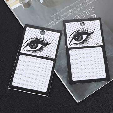 Magitaco Face Jewels Eye Gems Rhinestone Stickers Makeup Rhinestones for Eyes Self Adhesive Rhinestones Rainbow Crystal Body Nail Face Gems Stick On for Women