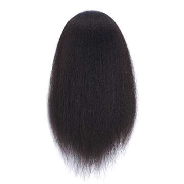 Headfix Hair Mannequin Head 100% Real Hair Hairdresser Practice Styling Training Head Cosmetology Manikin Doll Head With Clamp (6F1919B0216)