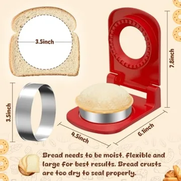 Metal Sandwich Cutters for Kids Lunch, Fun and Easy