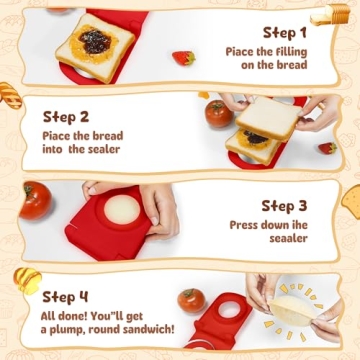 Metal Sandwich Cutters for Kids Lunch, Fun and Easy