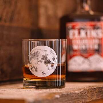 Black Lantern Whiskey Glasses for Nature Lovers