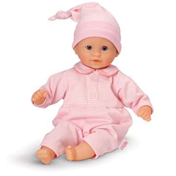 Corolle Bébé Calin Charming Pastel Baby Doll - 12" Soft Body Doll with Pink Outfit, Sleeping Eyes ...