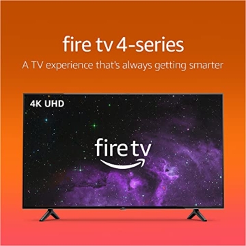 Amazon Fire TV 50" 4-Series, 4K UHD smart TV with Fire TV Alexa Voice Remote, stream live TV without cable