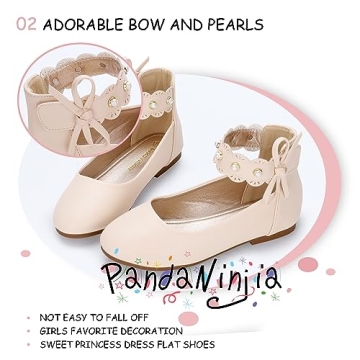 Stylish PANDANINJIA Girls Dress Shoes for Weddings