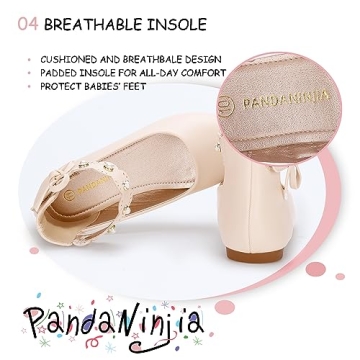 Stylish PANDANINJIA Girls Dress Shoes for Weddings